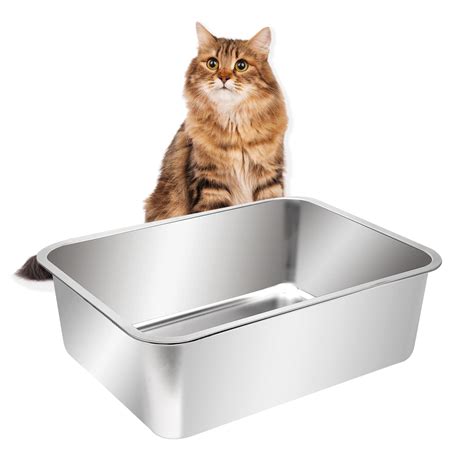 stainless steel large litter box